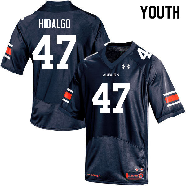 Youth Auburn Tigers #47 Grant Hidalgo Navy 2022 College Stitched Football Jersey